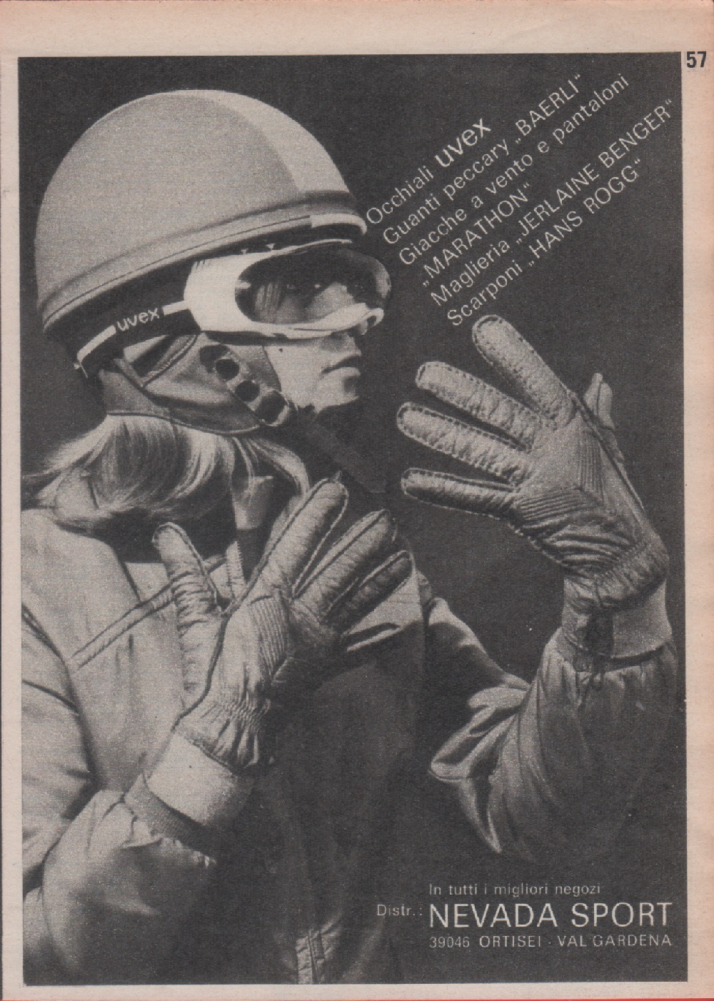 Nevada Sport. Advertising 1968