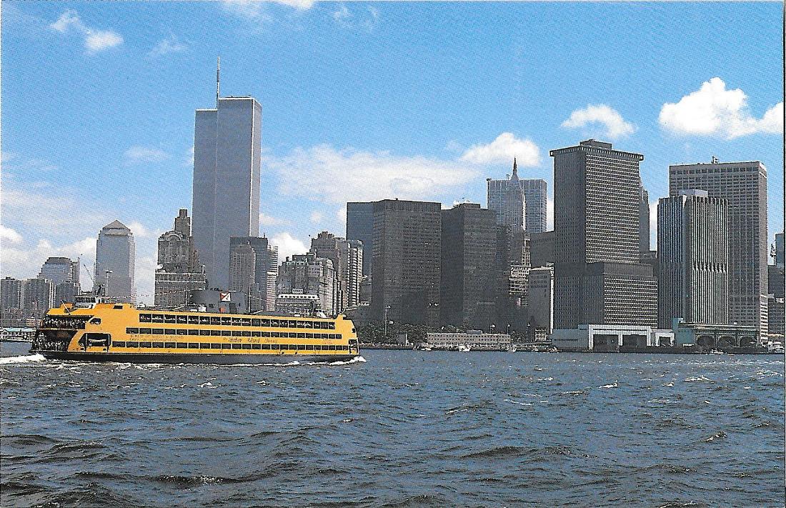 New York. Staten Island Ferry and Lower Manhattan. Non viaggiata