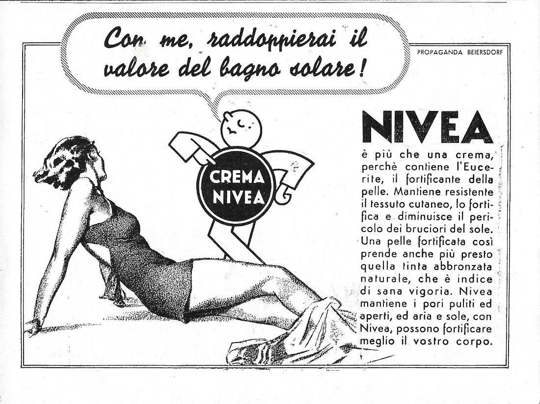 Nivea. Con me raddoppierai il valore del bagno solare! Advertising …