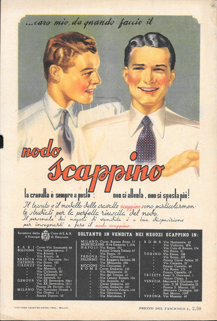 Nodo Scappino / DUCO vernici - Advertising 1943