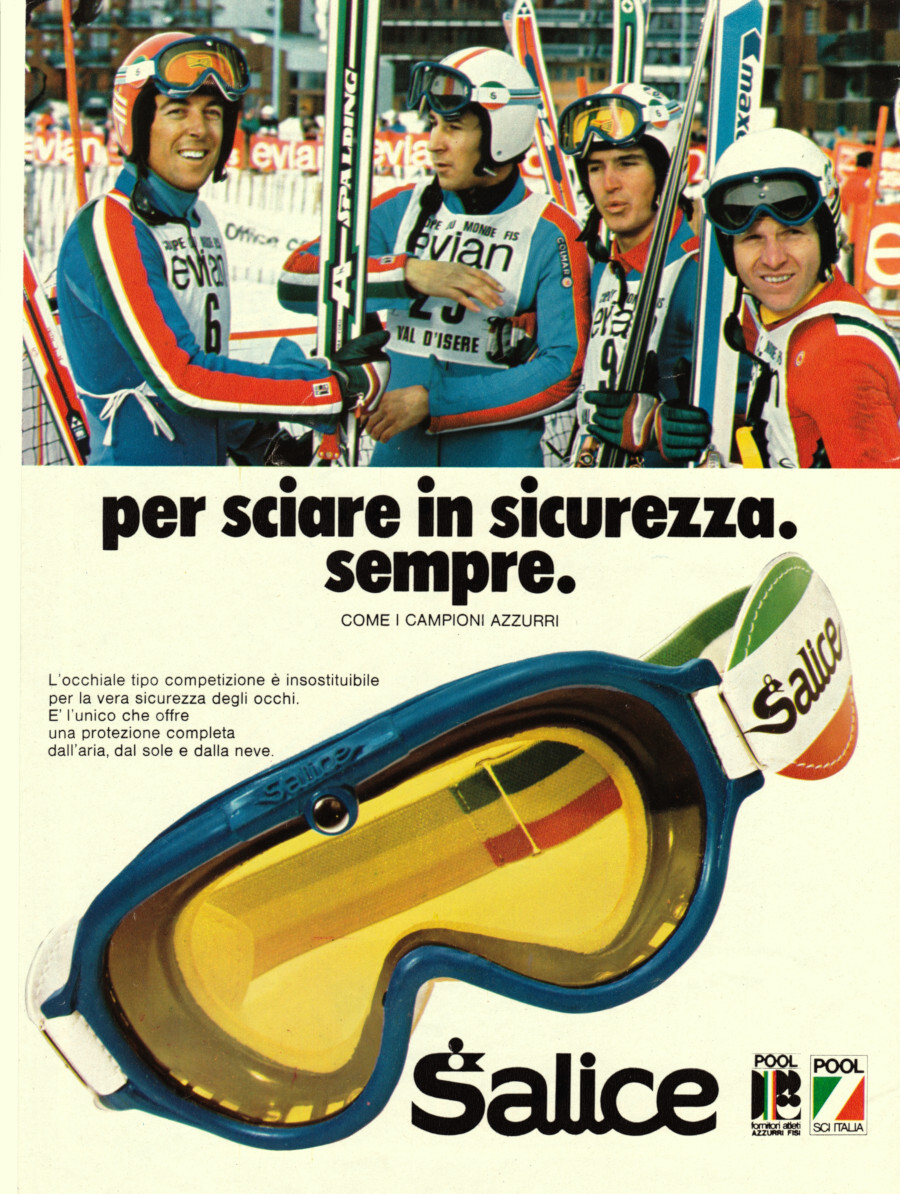 Occhiali Salice per sciare in sicurezza sempre come i campiani …