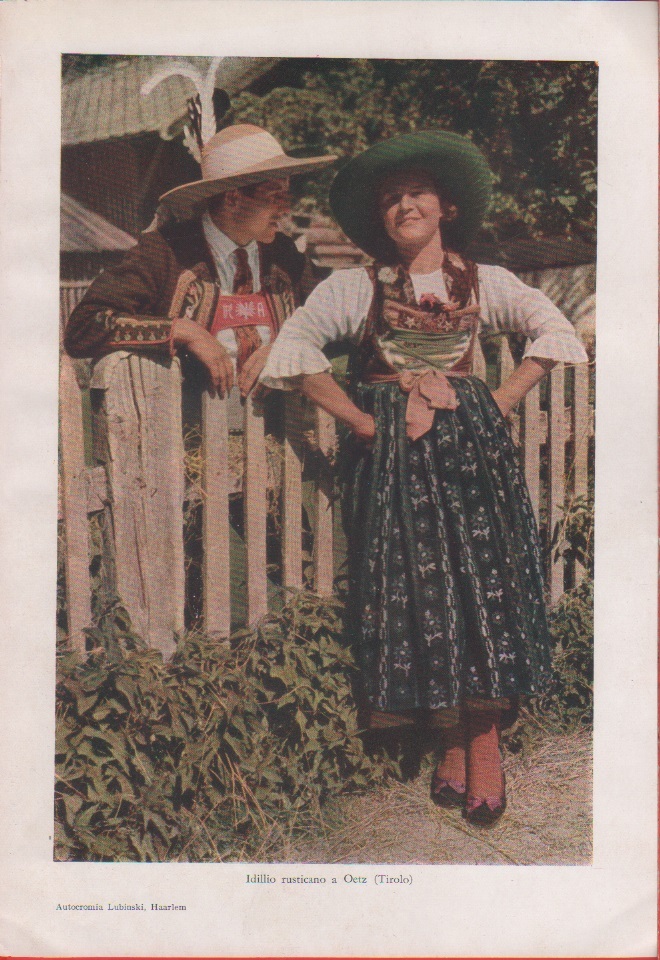 Oetz (Tirolo),Idillio rusticano / Costumi Valle della Drava, Costumi Val …