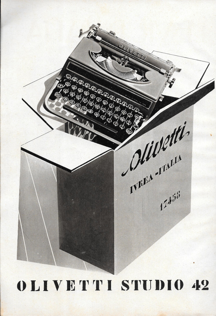 Olivetti STUDIO 42 - Advertising 1939