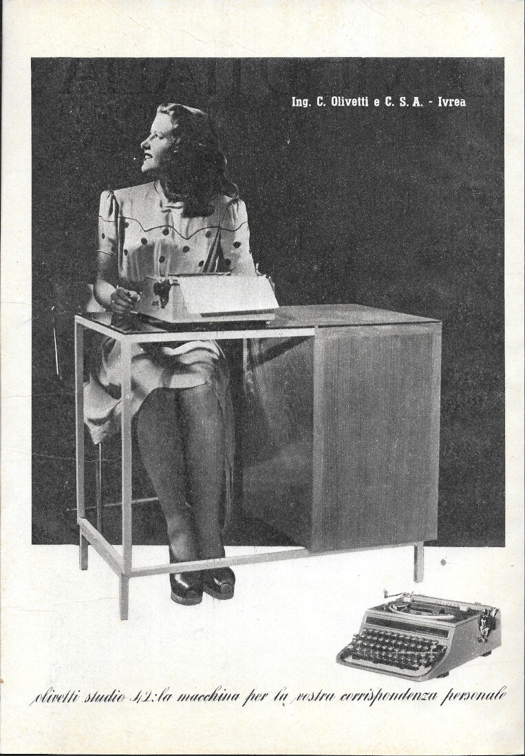 Olivetti Studio 42 la macchina per la vostra corrispondenza personale …