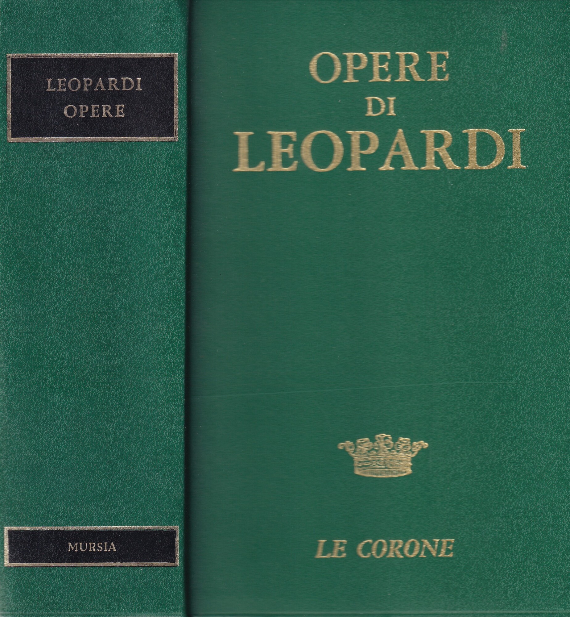 Opere di Leopardi. Le Corone