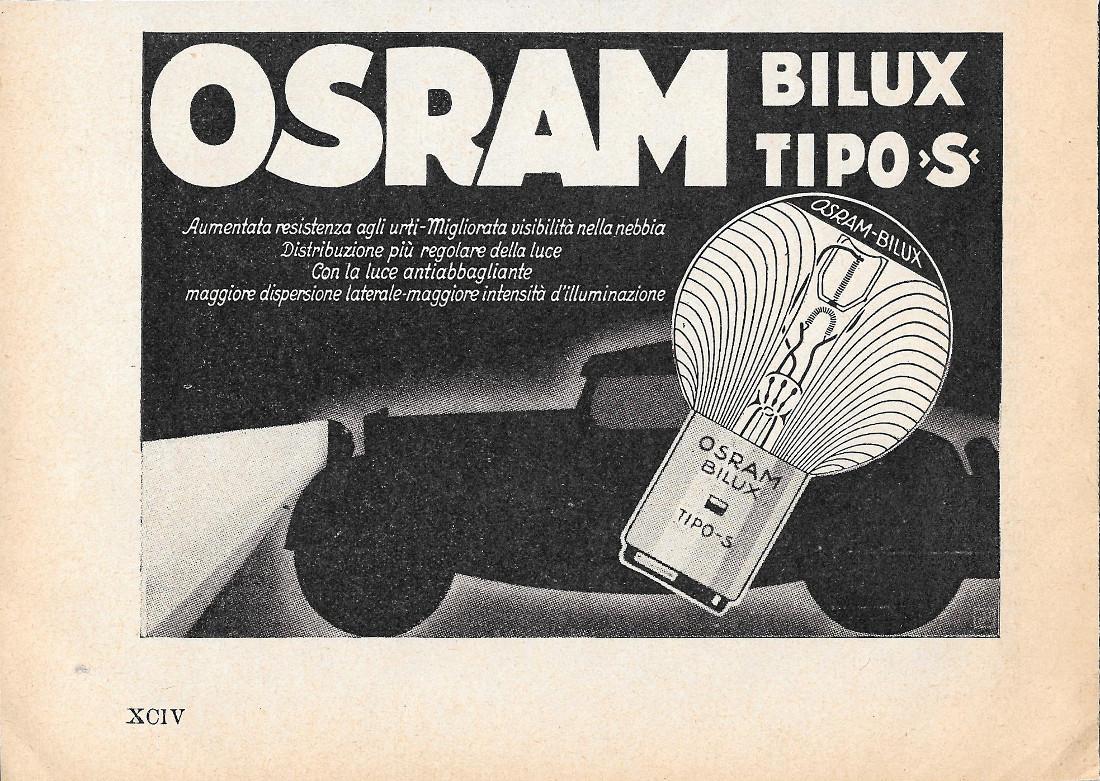 Osram Bilux Tipo-S. Advertising 1935