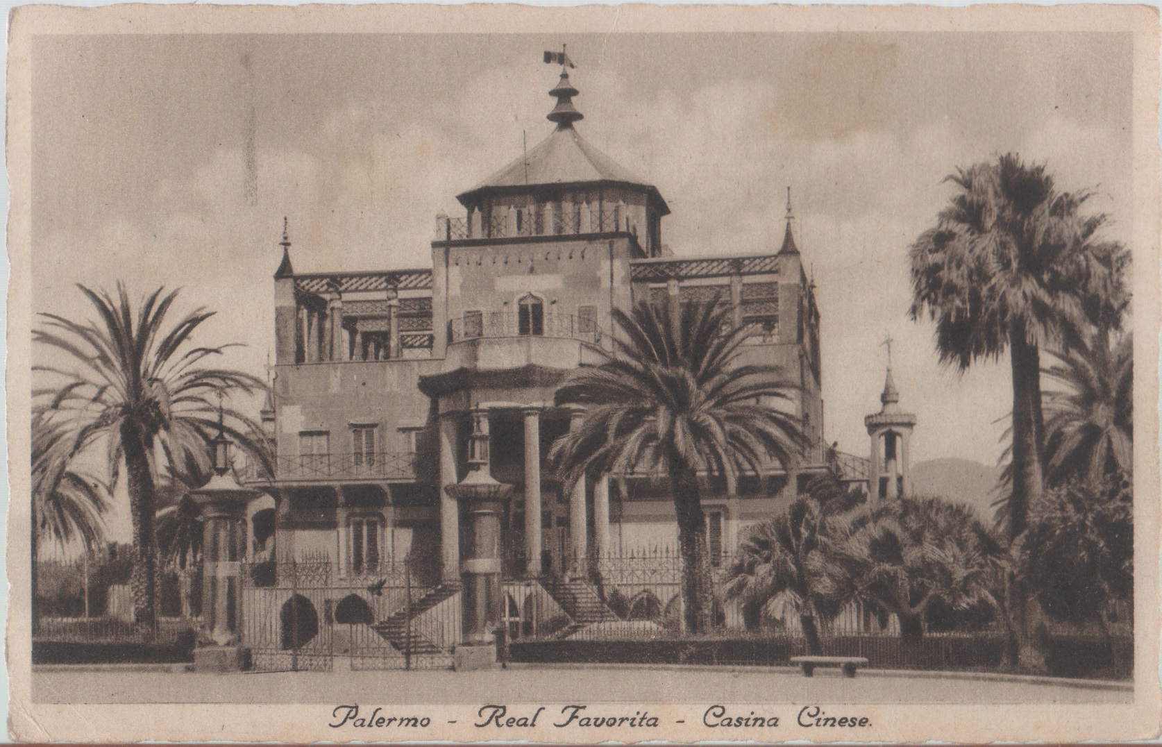 Palermo. Real Favorita. Casina Cinese. Viaggiata 1938