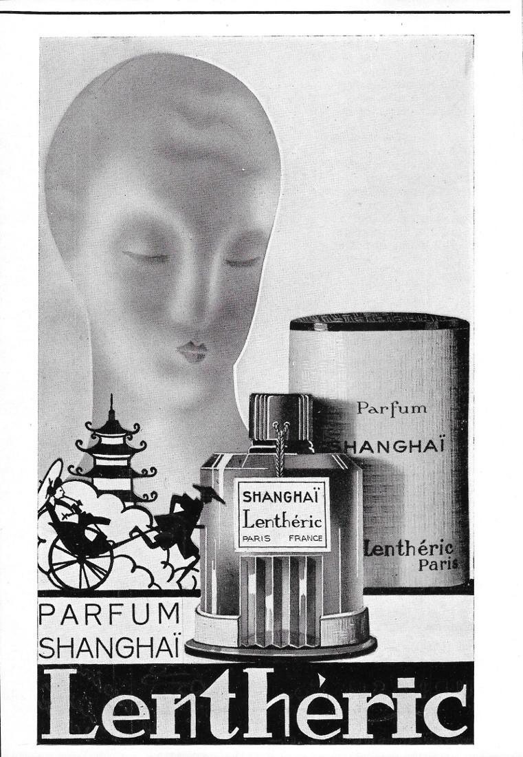 Parfum Shangai. Lenthéric. Advertising 1939
