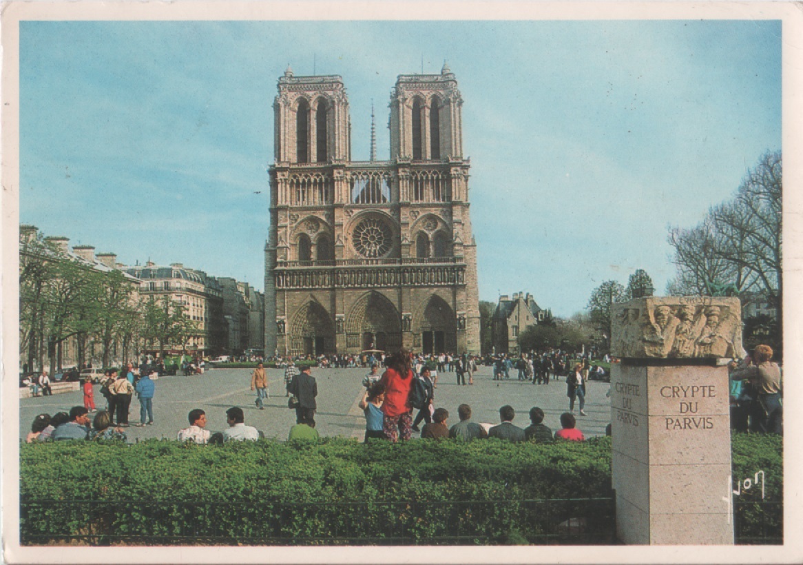Parigi. Notre Dame. Viaggiata 1992