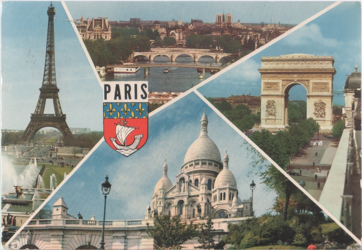 Parigi. Vedute. Viaggiata 1969