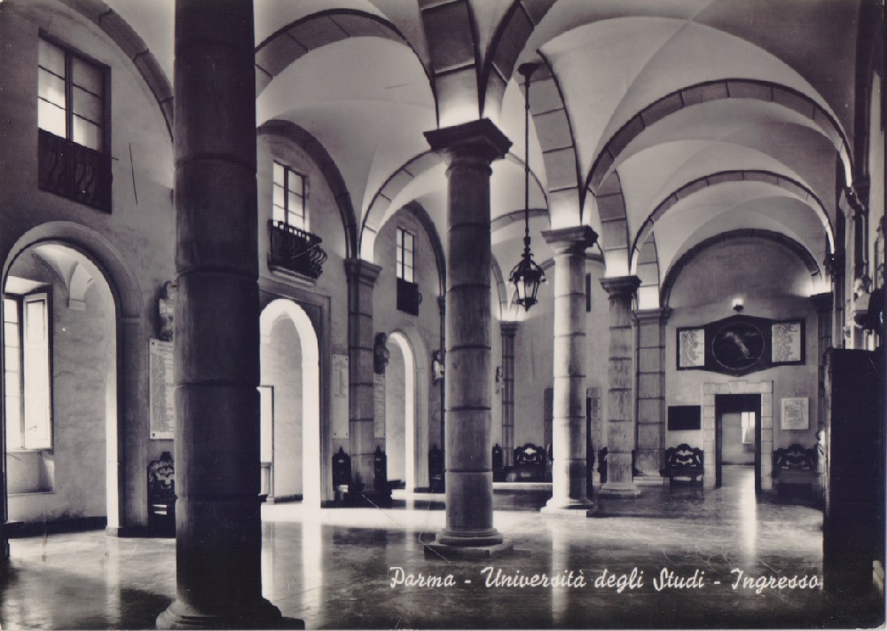 Parma. Università degli Studi. Ingresso. Viaggiata