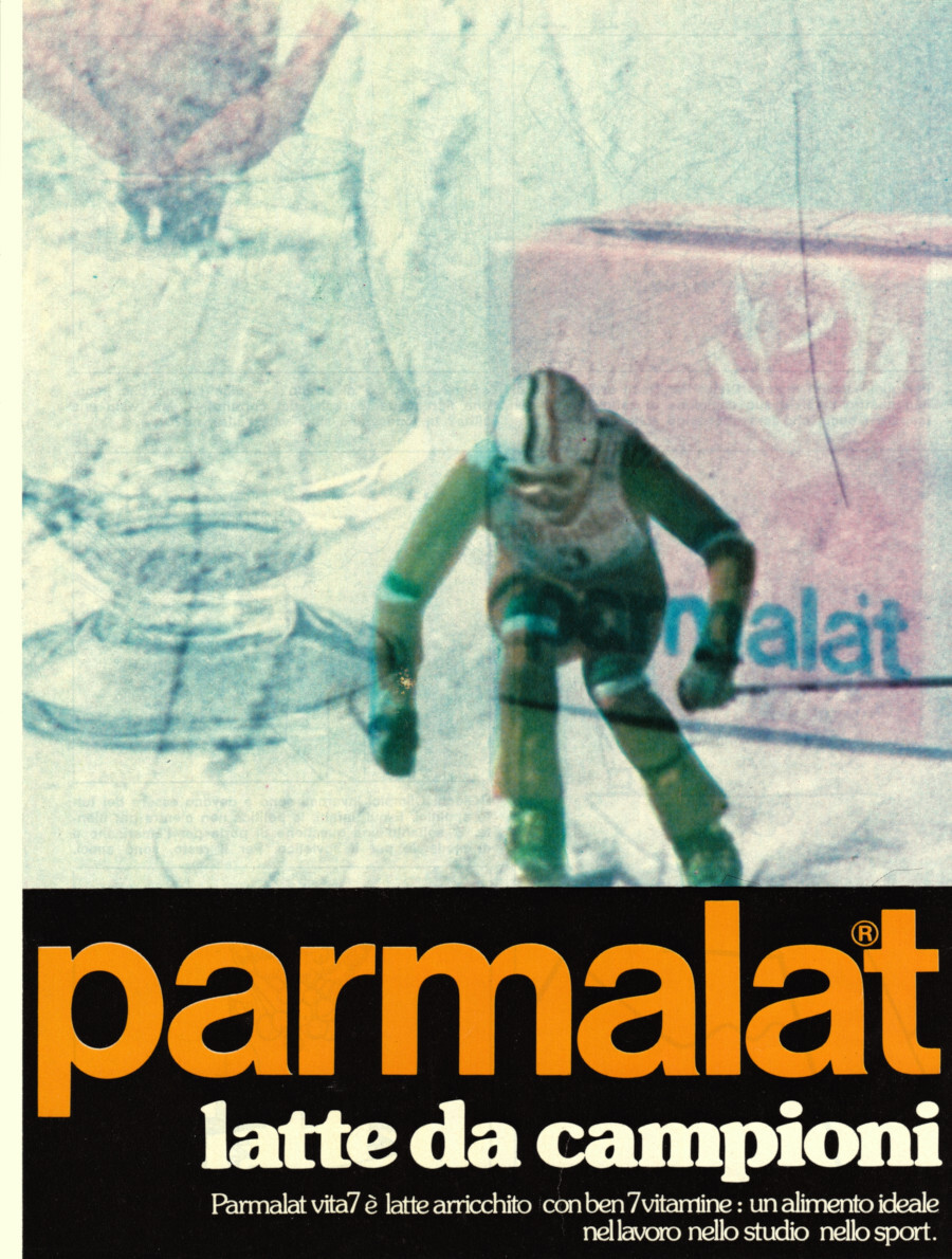 Parmalat latte da campioni. Advertising 1976