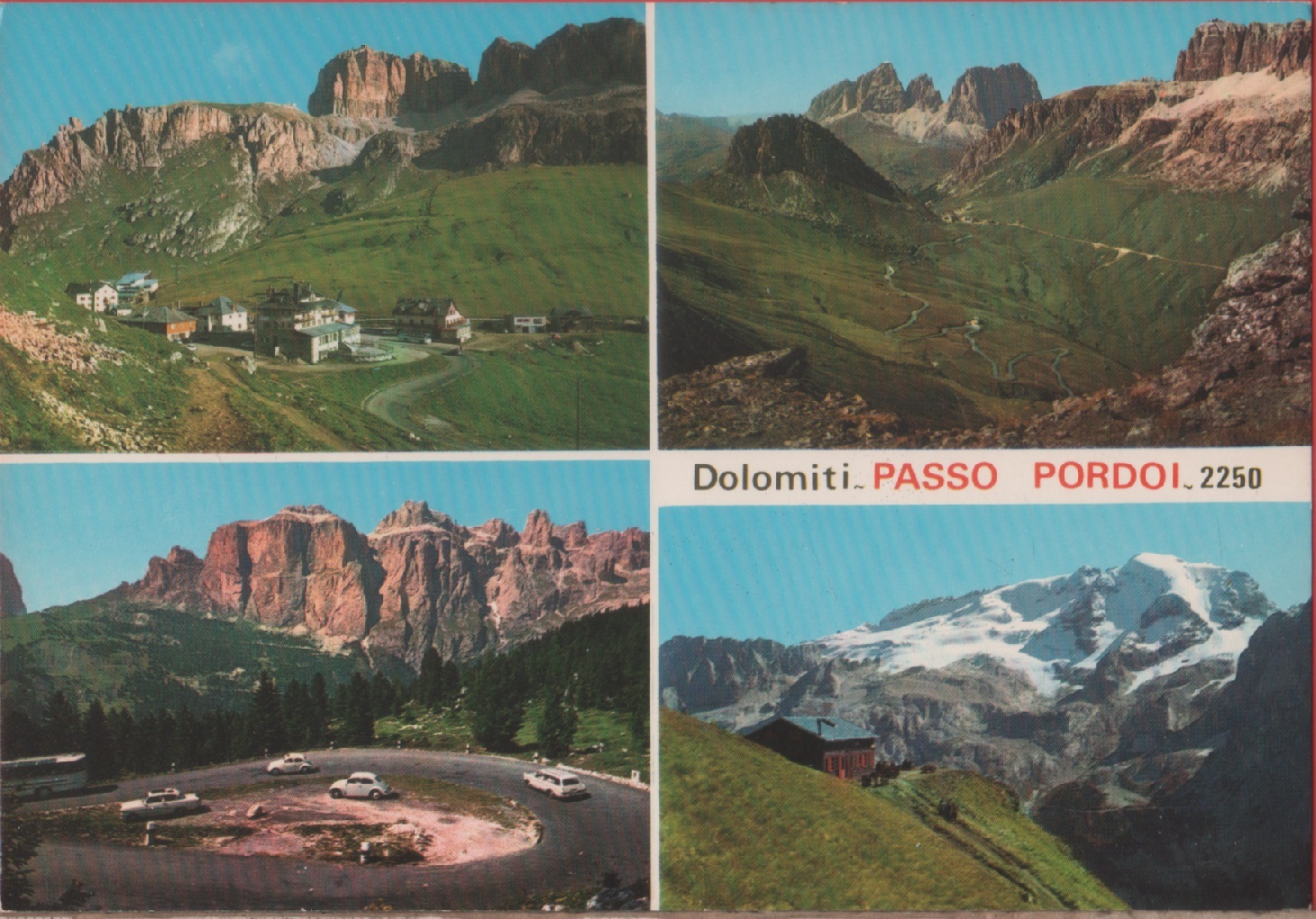 Passo Pordoi. Vedute. Non viaggiata
