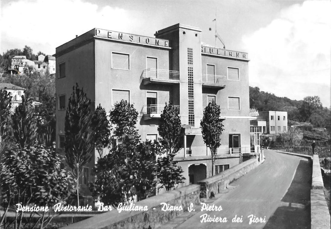 Pensione ristorante bar Giuliana. Diano S. Pietro (IM). Non viaggiata
