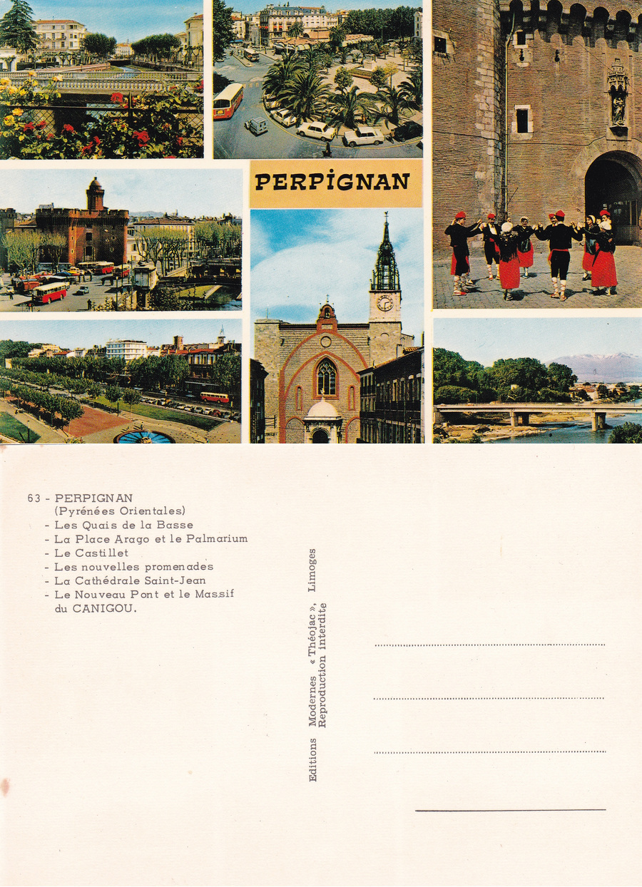 Perpignan. Vedute. Non viaggiata