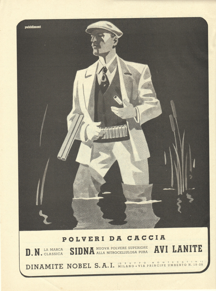 Polveri da caccia DN, Sidna, Avi Lanite. Dinamite Nobel. . …