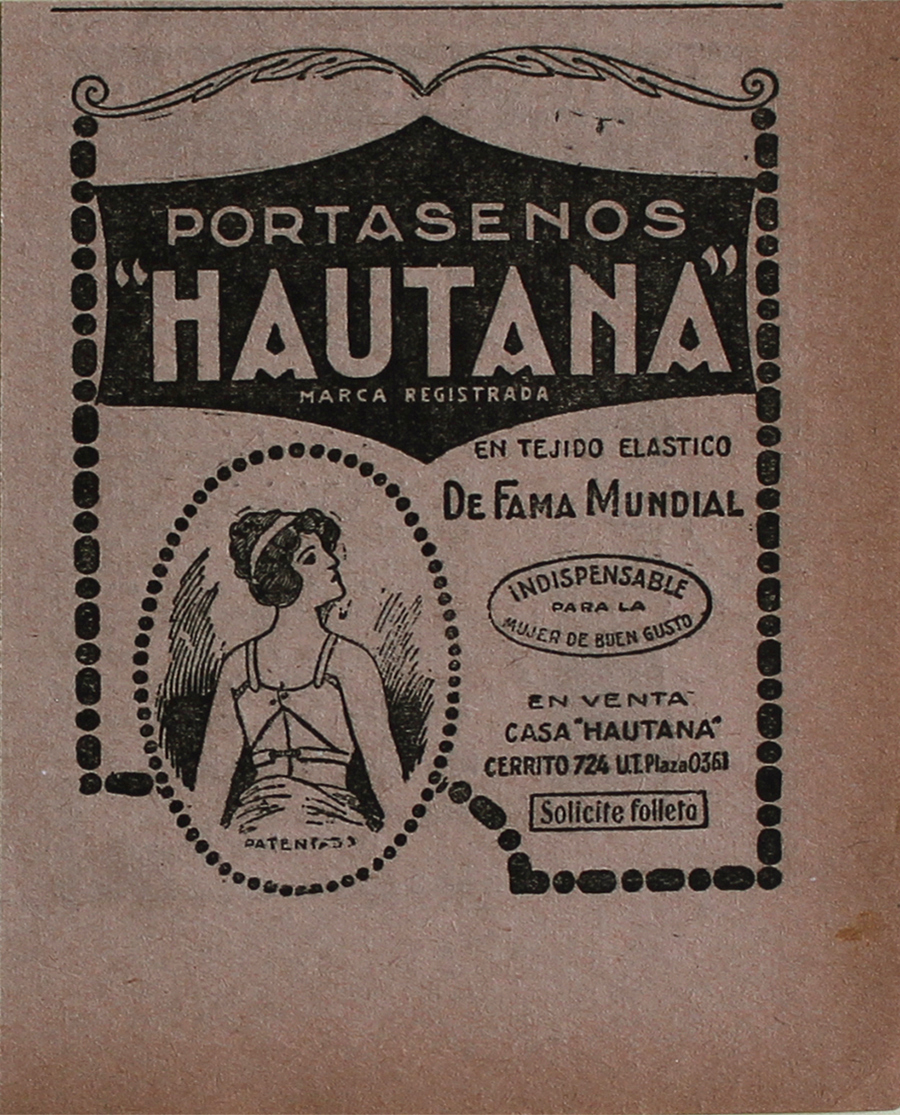 Portasenos Hautana - Advertising 1922