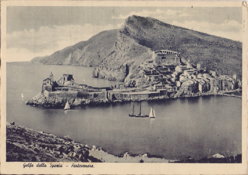 Portovenere. Golfo della Spezia. Viaggiata