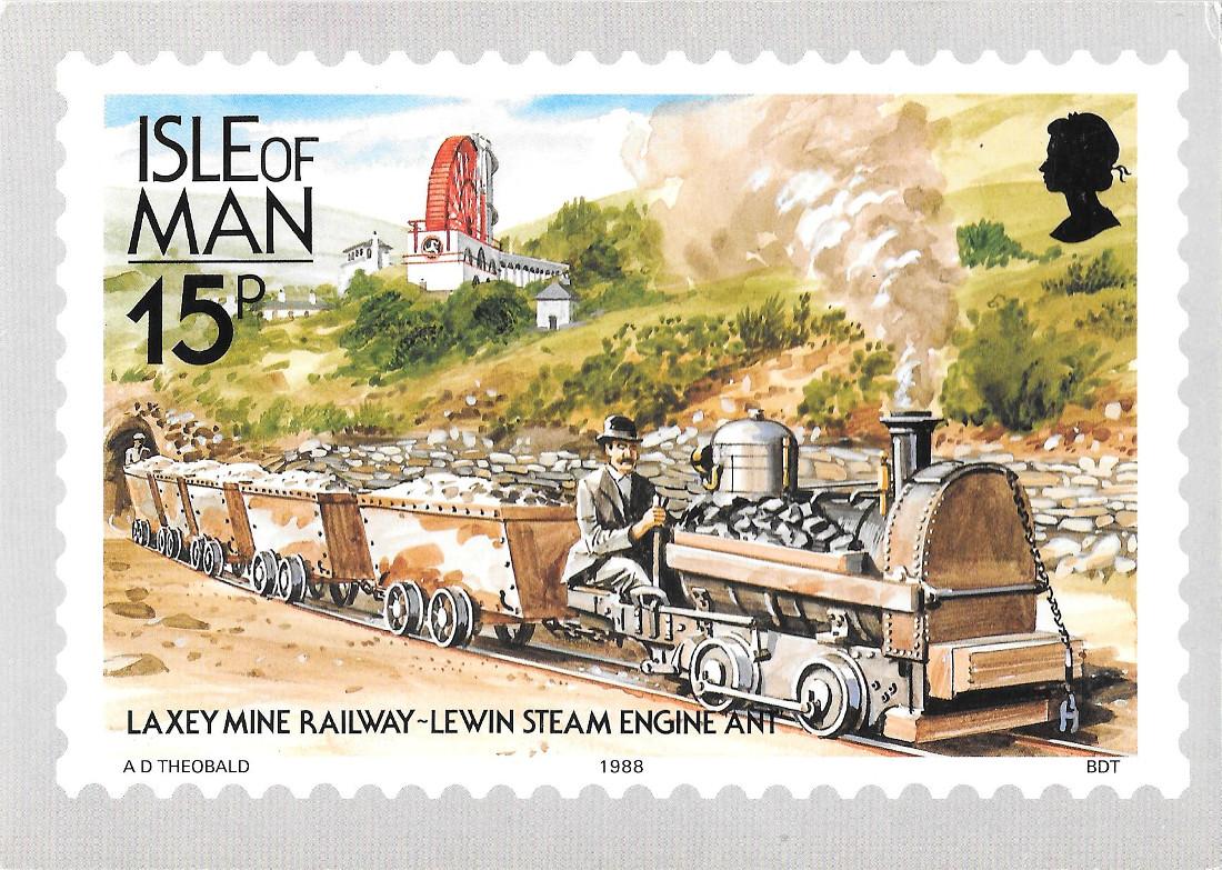 Raiways and Tramways of the isle of Man. Laxey Mine …