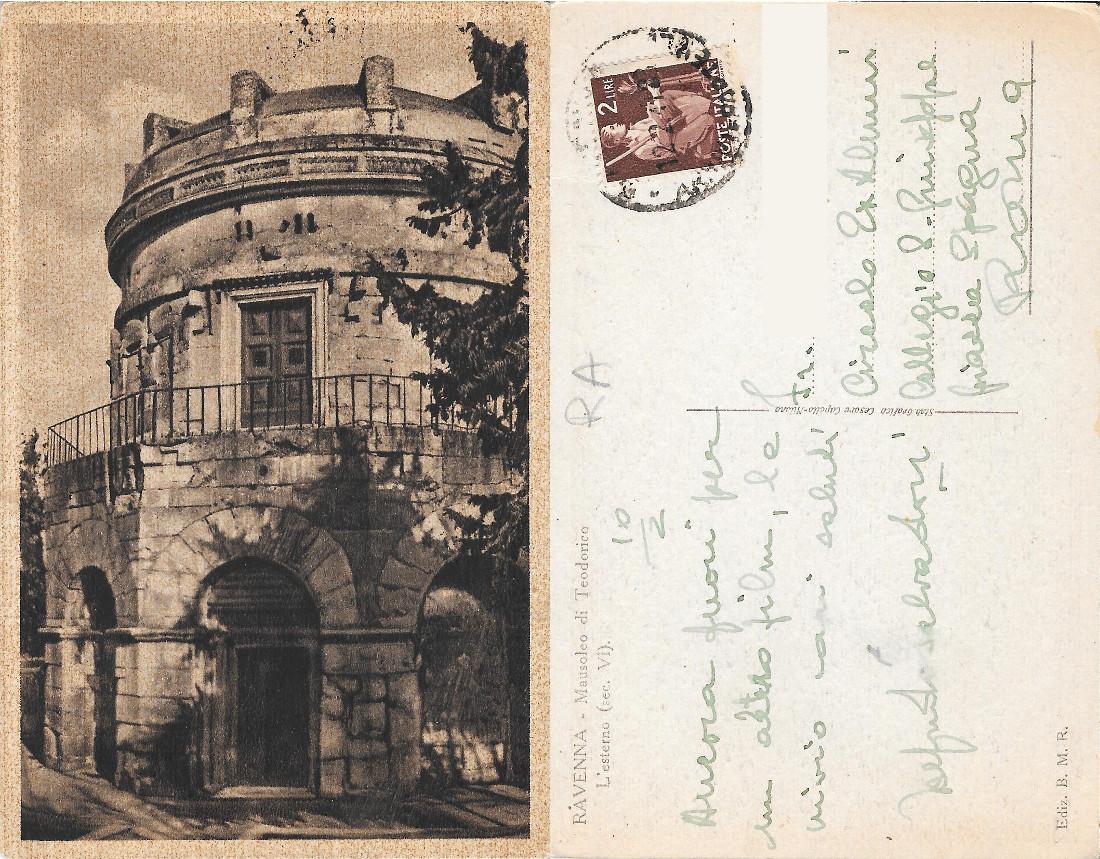Ravenna. Mausoleo di Teodorico. Viaggiata 1941
