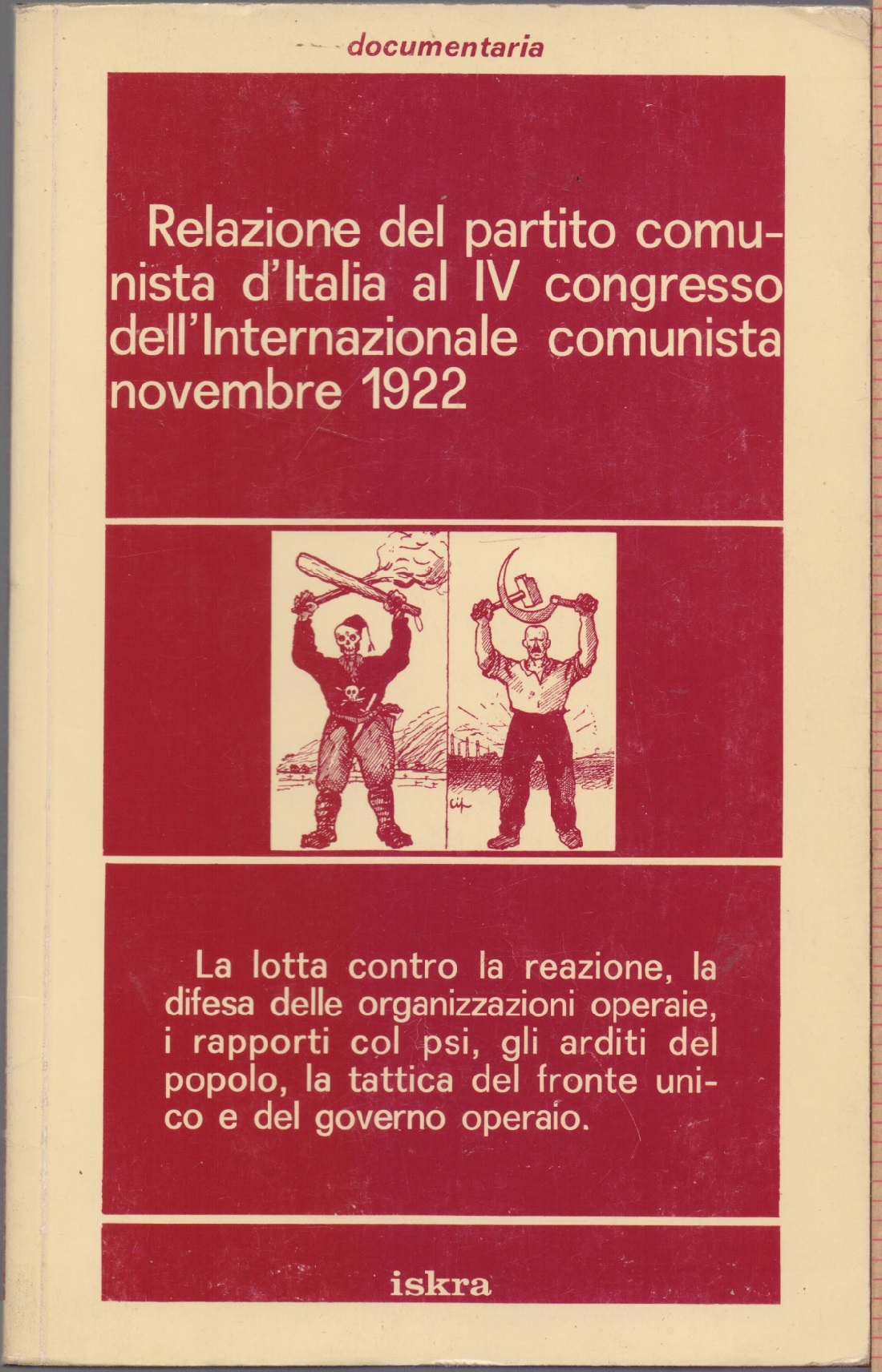 Relazione del Partito Comunista d'Italia al IV Congresso dell'Internazionale comunista …