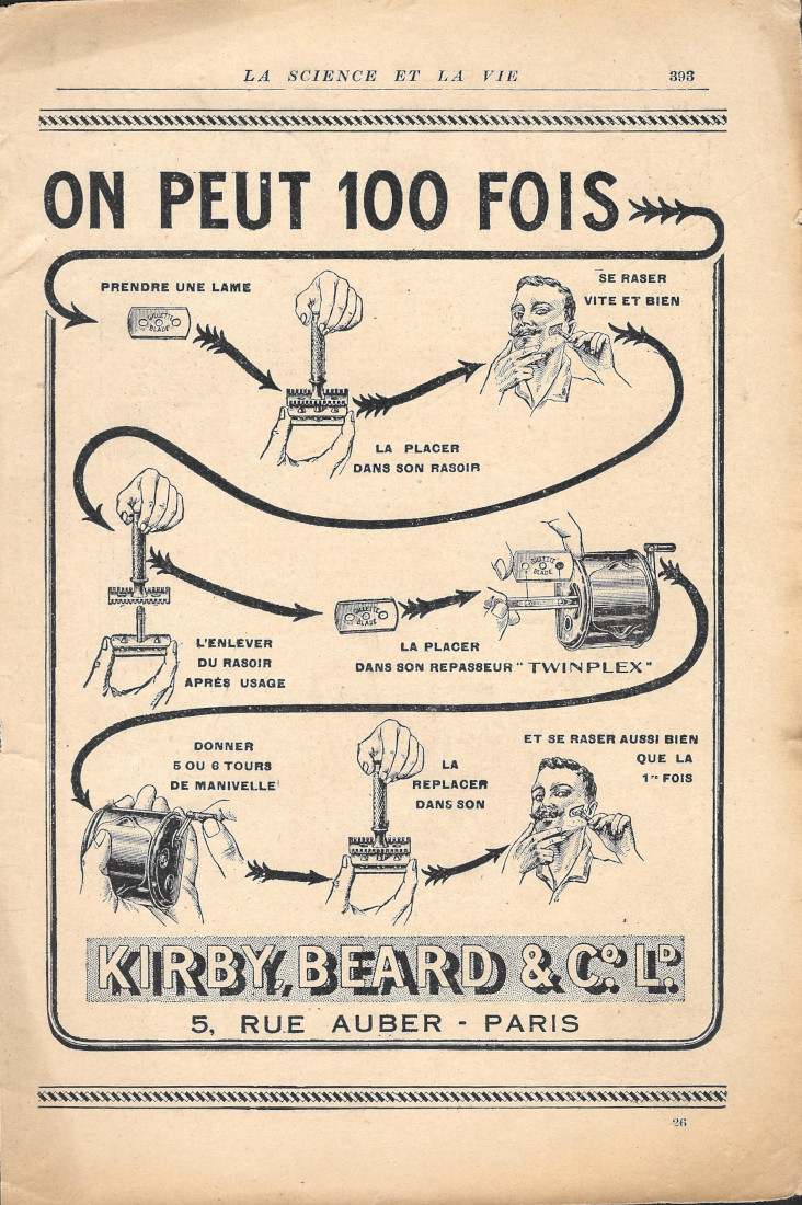 Repasseur de lame Twinplex par Kirby, Beard &amp; Co. - …
