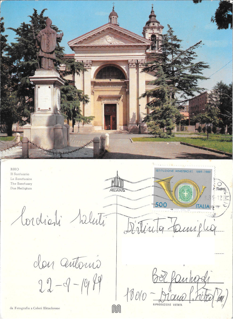 Rho. Il Santuario - Viaggiata 1989