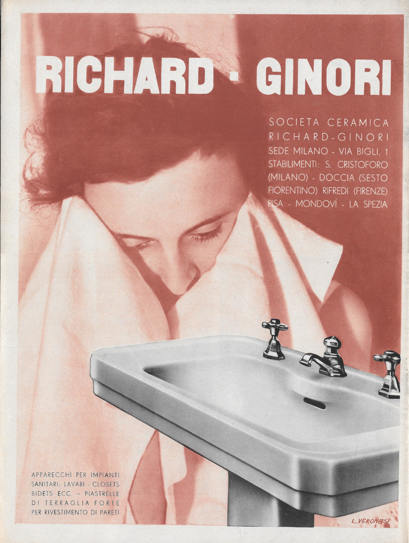 Richard Ginori - Advertising 1938