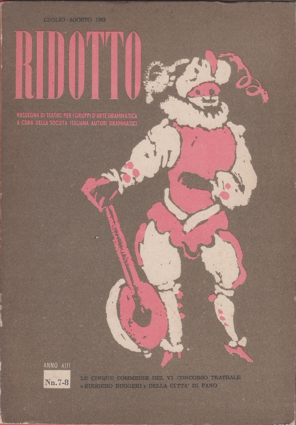 Ridotto. Rassegna di teatro per i gruppi di arte drammatica. …