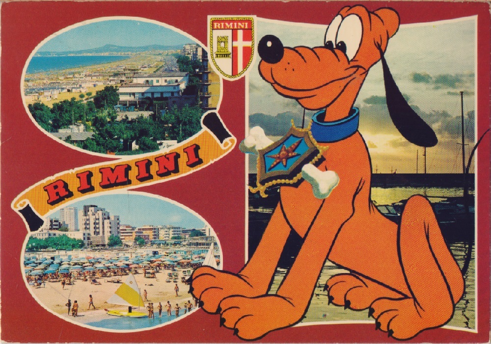 Rimini. Viaggiata 1980