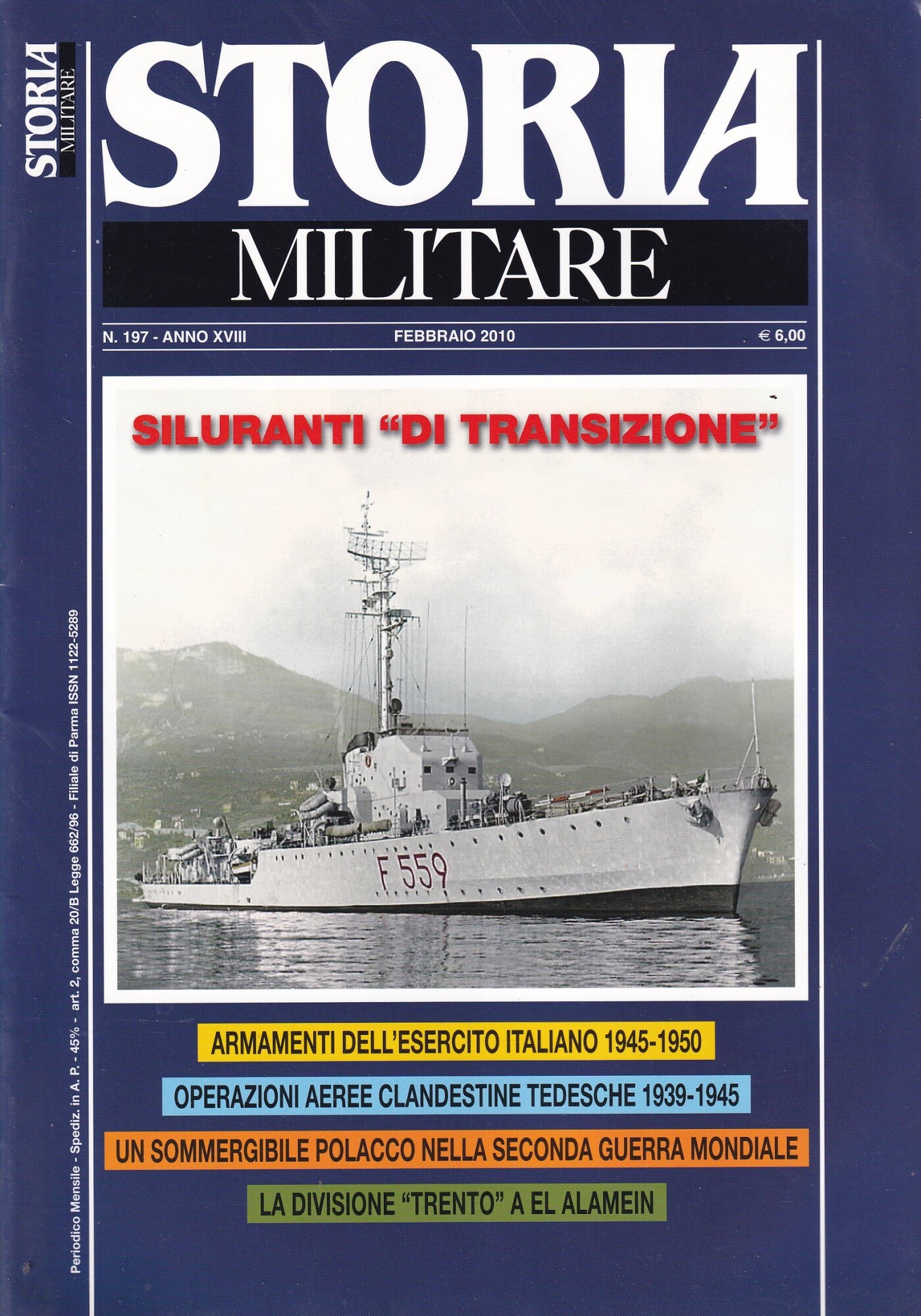 Rivista Storia Militare N^ 197 Anno XVIII Febbraio 2010