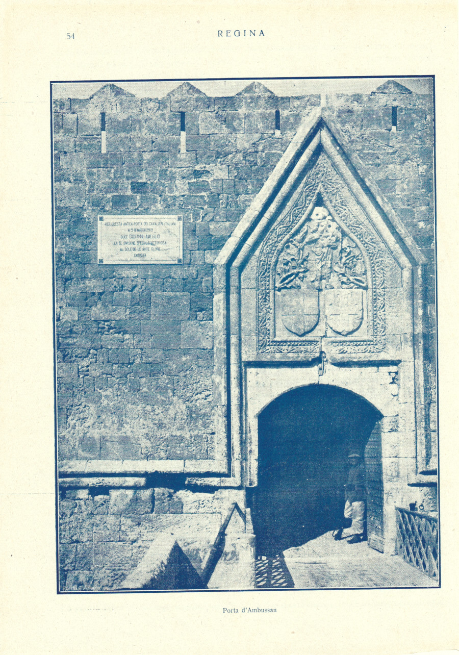 Rodi. Porta d'Ambussan. Immagine 1913
