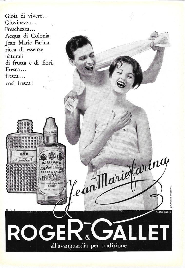 Rogert &amp; Gallet all'avanguardia per tradizione. Advertising 1960