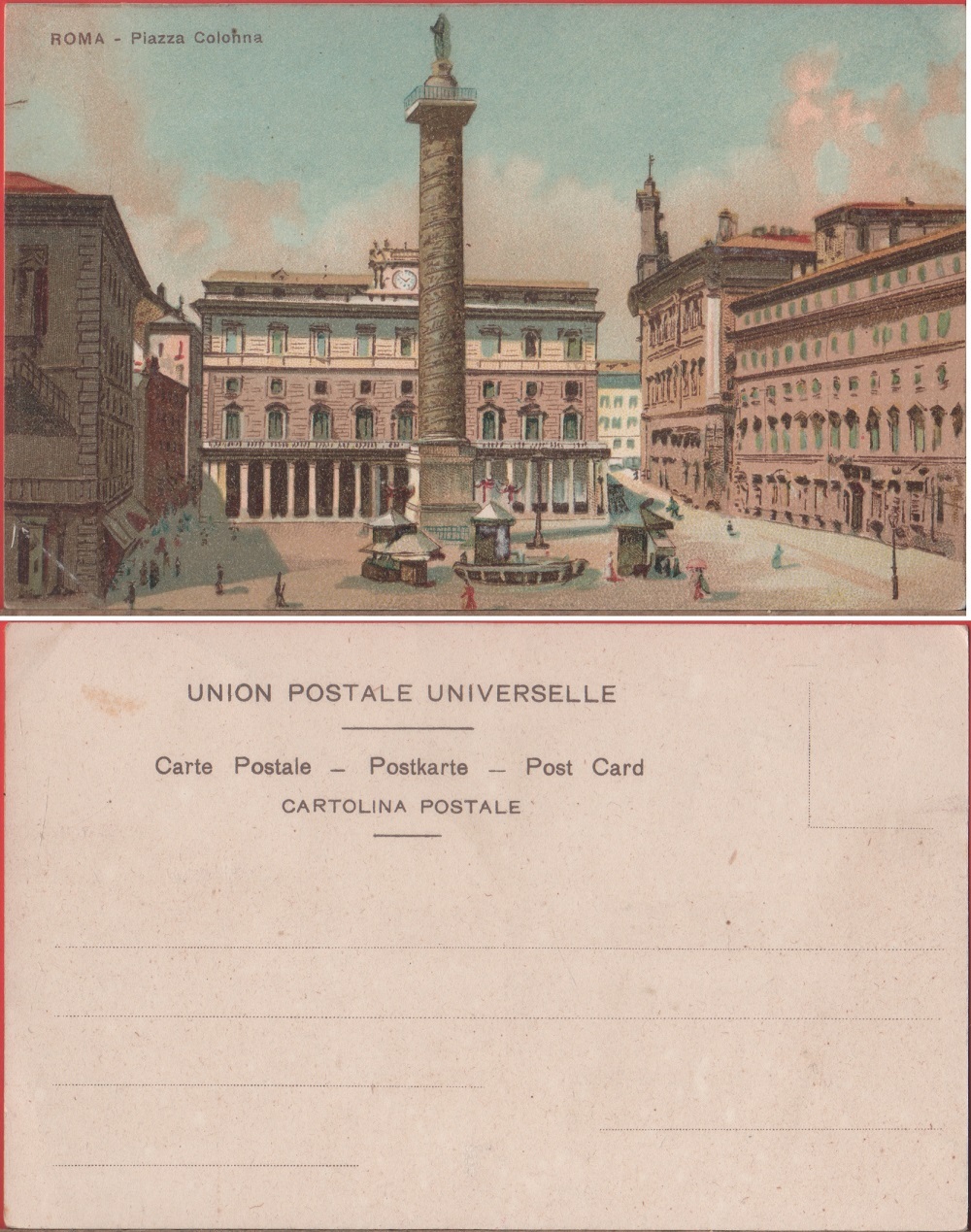Roma. Piazza Colonna. Non viaggiata