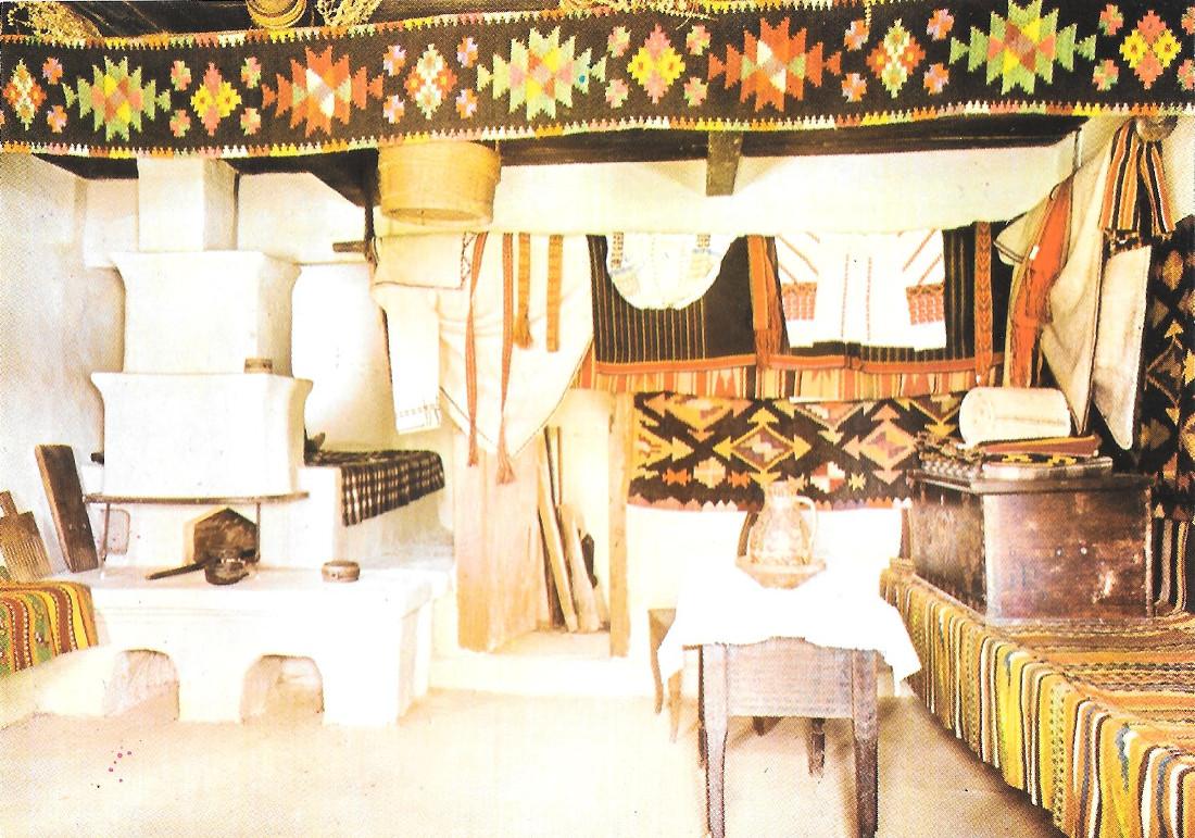 Romania. Suceava district. Interior of house of Voitinel village. Non …