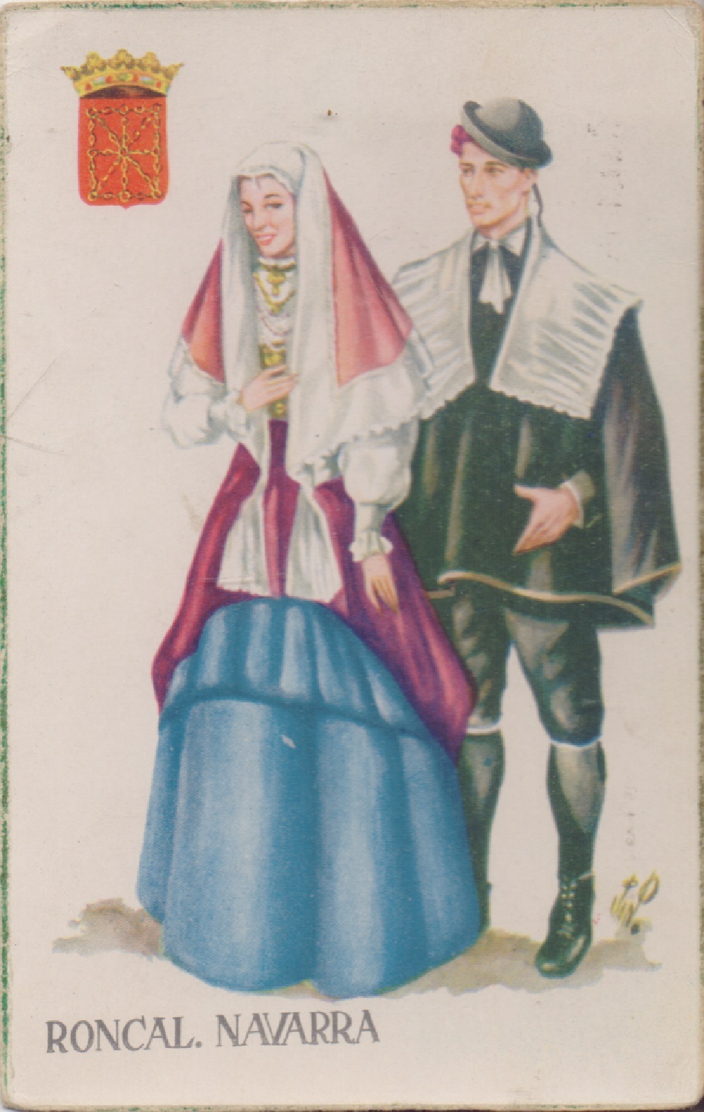 Roncal (Navarra). Costume. Viaggiata