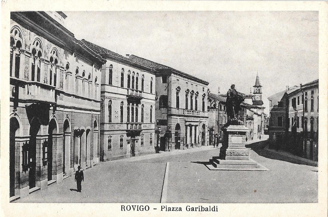 Rovigo. Piazza Garibaldi. Non viaggiata