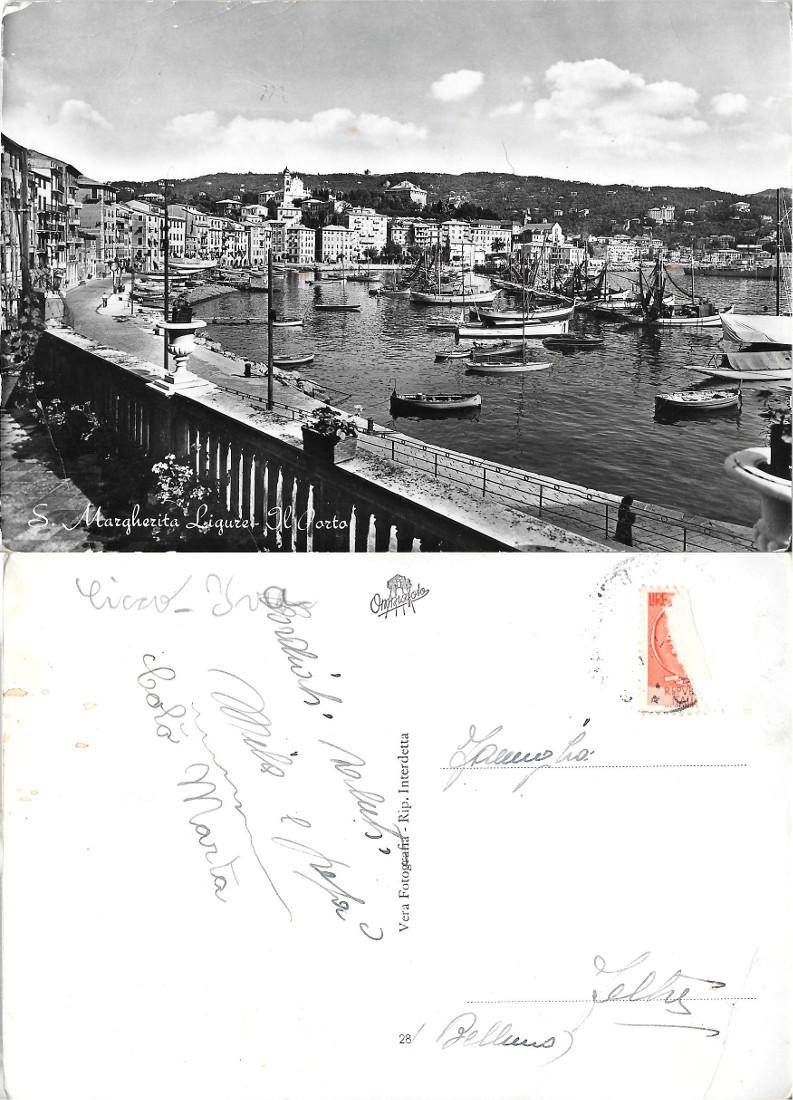 S. Margherita Ligure. Il Porto. Viaggiata