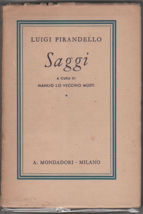 Saggi - L. Pirandello