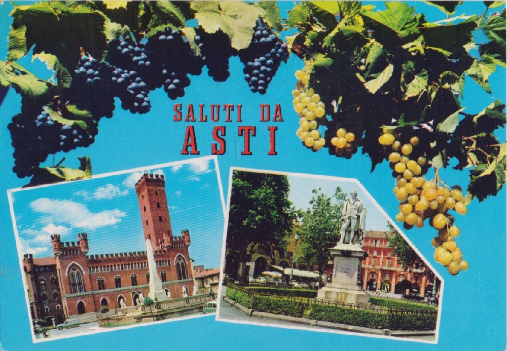 Saluti da Asti. Viaggiata 1995