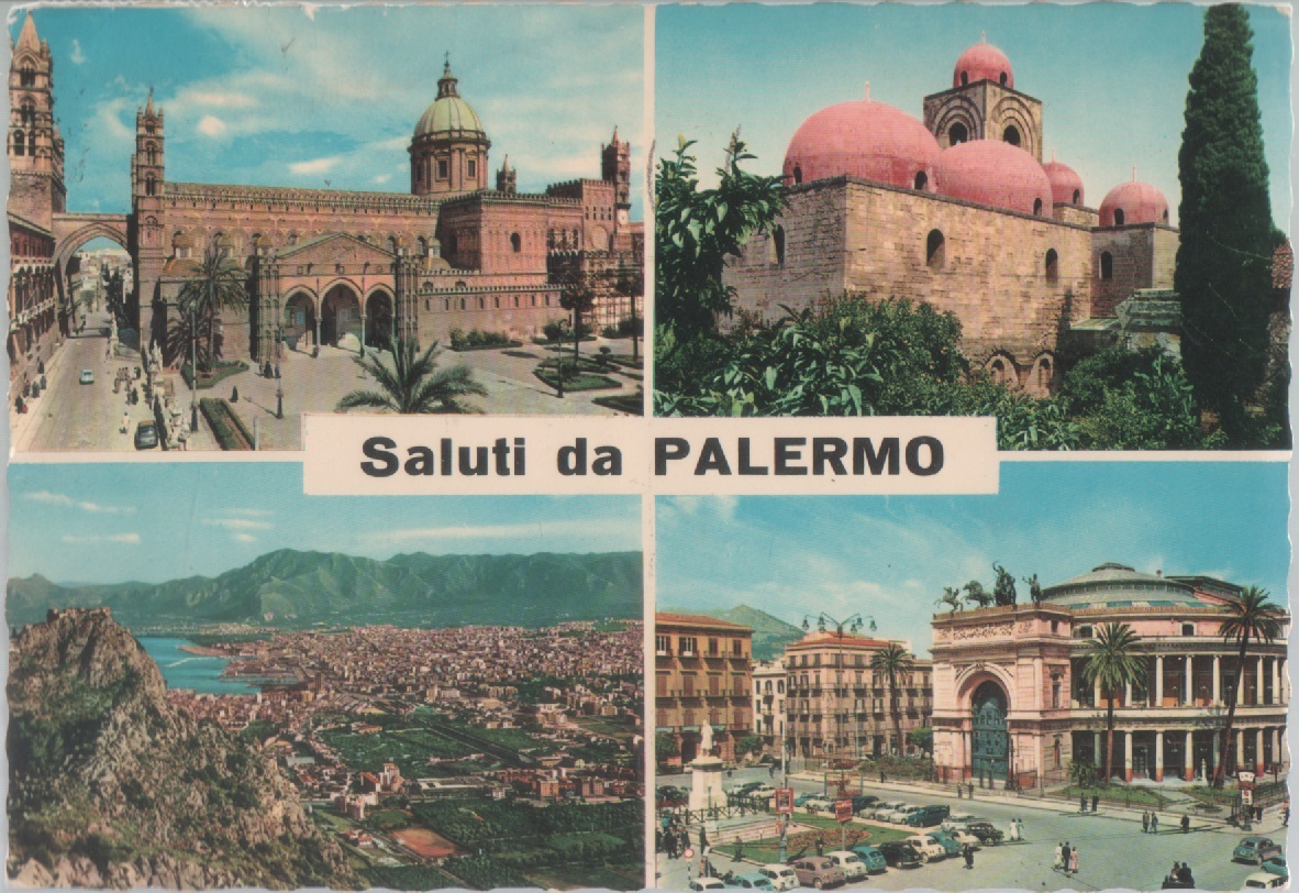 Saluti da Palermo. Viaggiata 1978