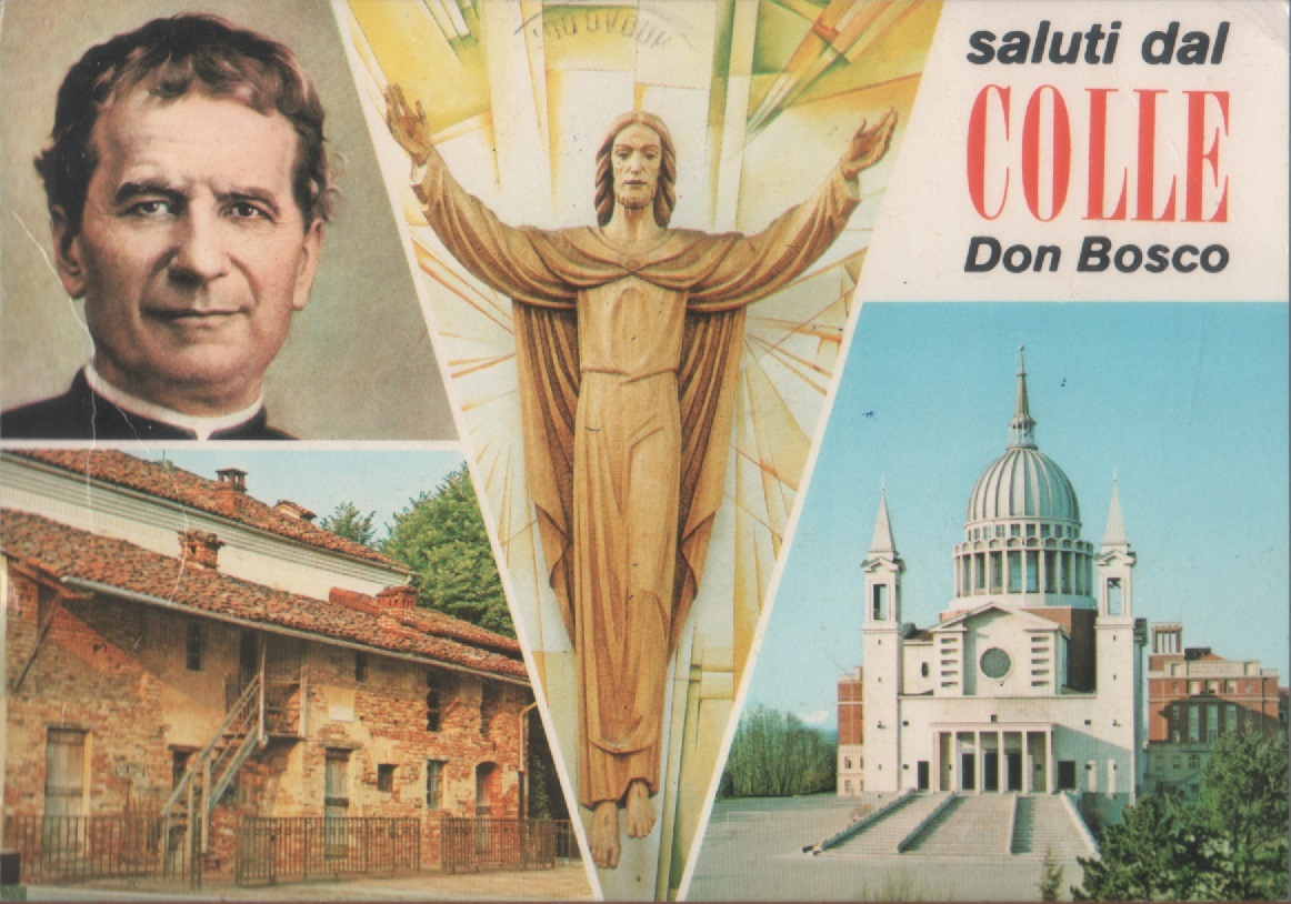 Saluti dal Colle don Bosco. Viaggiata