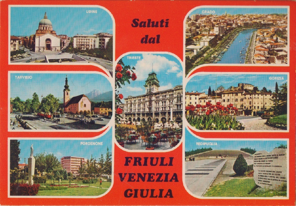 Saluti dal Friuli Venezia Giulia. Non viaggiata