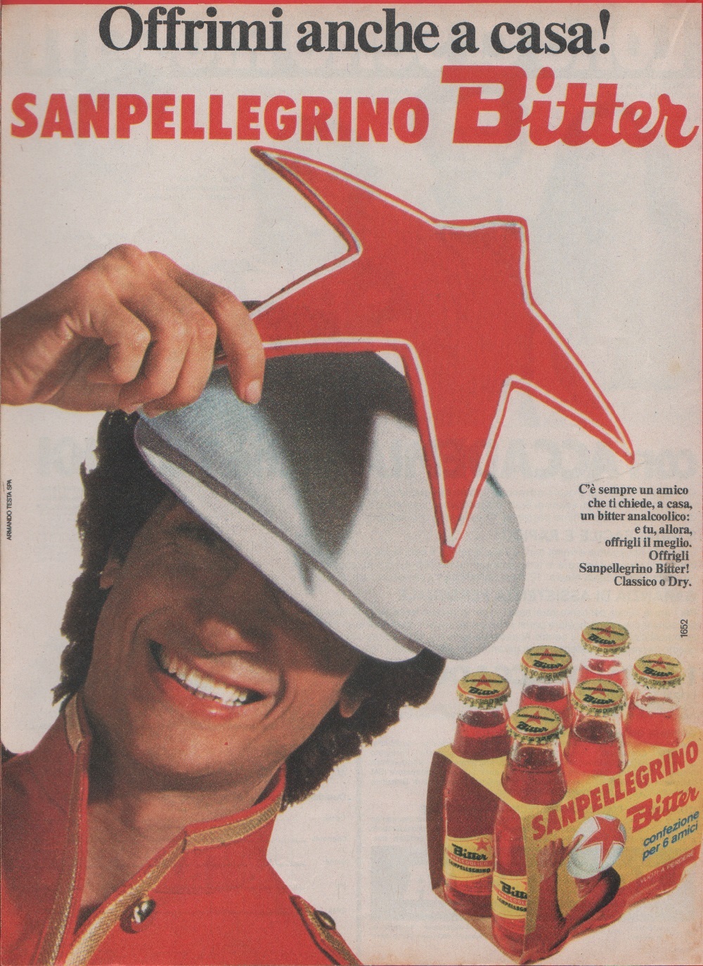 Sanpellegrino Bitter. Advertising 1980