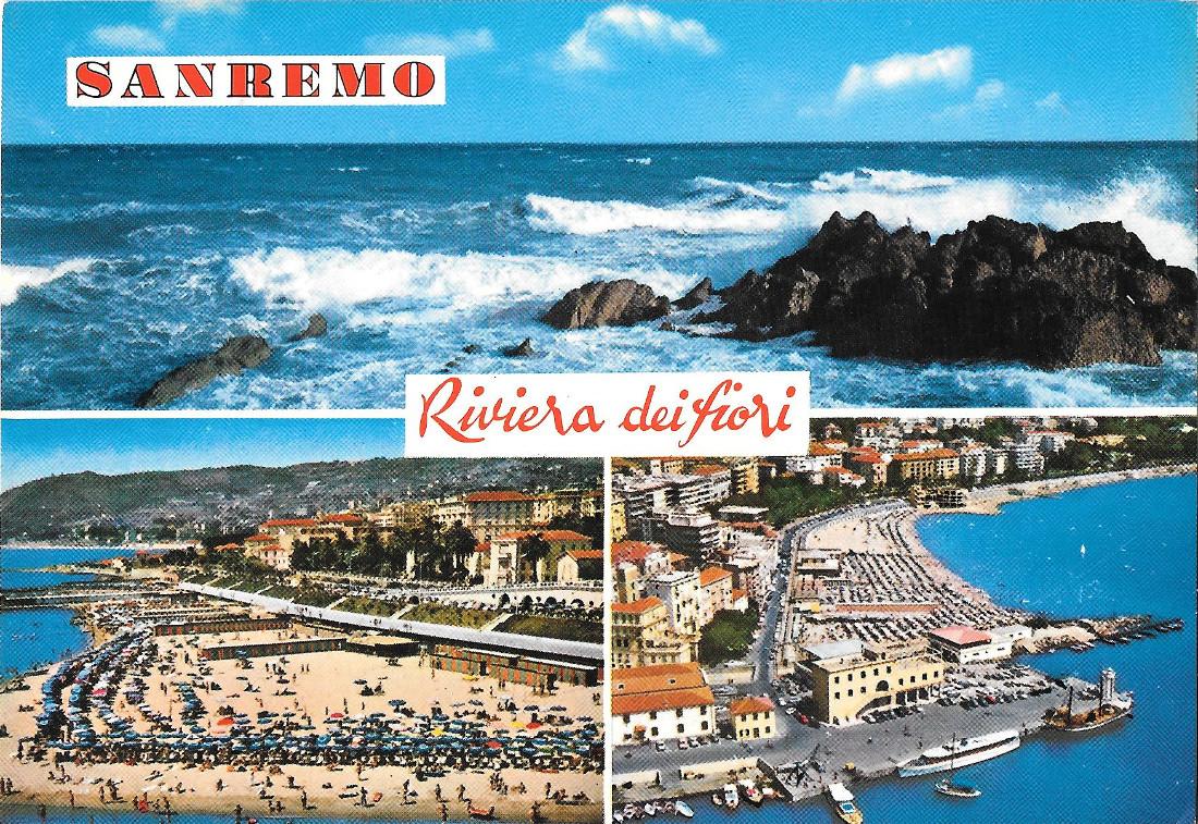 Sanremo. Riviera dei Fiori. Vedute. Ed. Rotalfoto . Non viaggiata