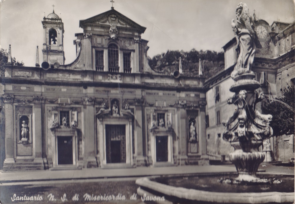 Savona. Santuario N.S. di Misericordia. Viaggiata 1962