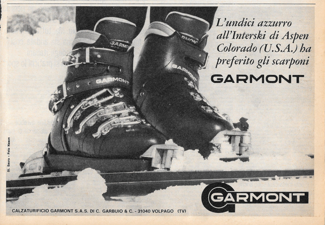 Scarponi Garmont. Volpago (TV) - Advertising 1968