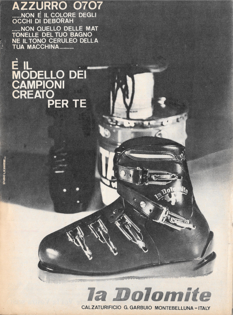 Scarponi La Dolomite / Calze Malerba - Advertising 1968