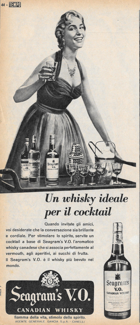 Seagram's V.O. Canadian Whisky, il whisky ideale per il cocktail …