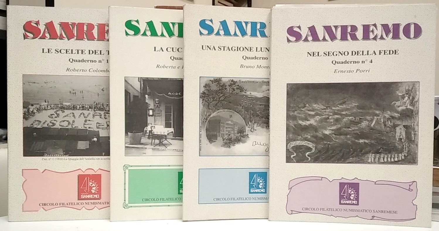 Serie Completa I Quaderni Del Circolo Filatelico Numismatico Sanremese 10 …